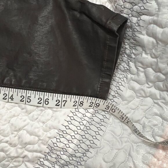 Current/Elliott Coated gray brown ankle skinny jeans 30 mid to low rise - Picture 13 of 14